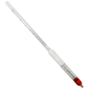 Densímetro Sacarímetro de Brix 30/70:1° Com Termômetro | INCOTERM 5734.L