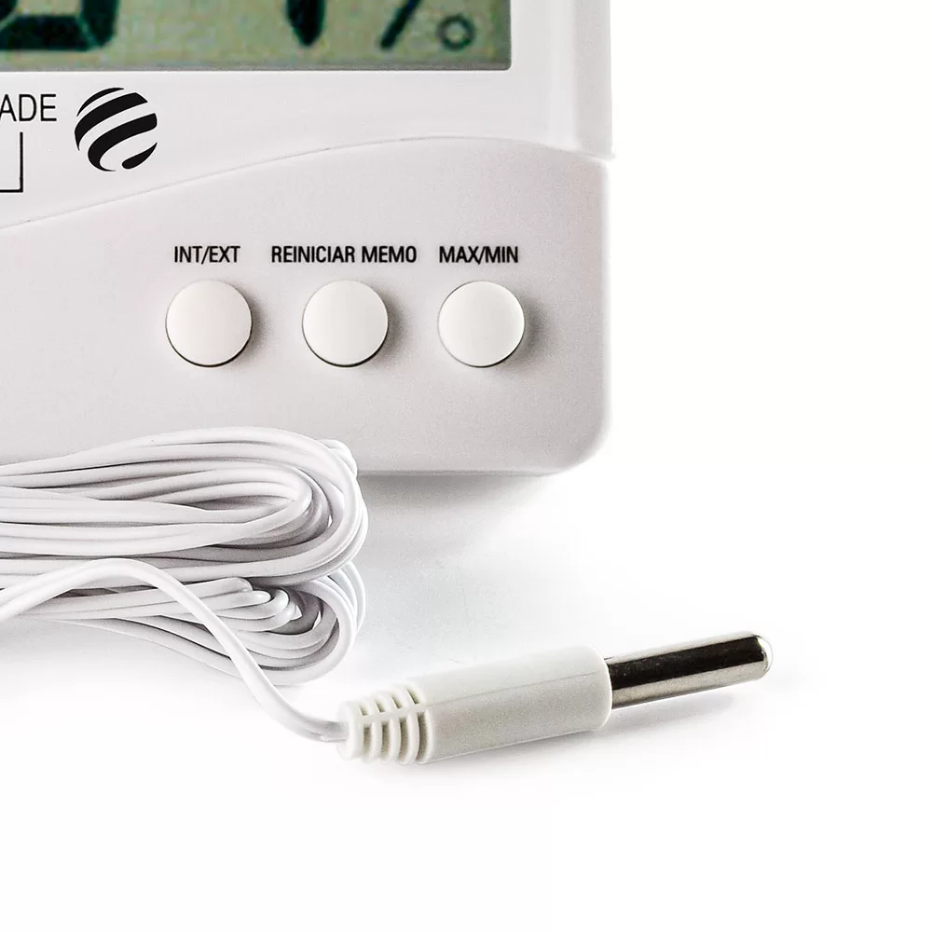 Termo-Higrômetro Digital Temperatura Interna e Externa e Umidade Interna | INCOTERM 7663.02.0.00 - Imagem 4