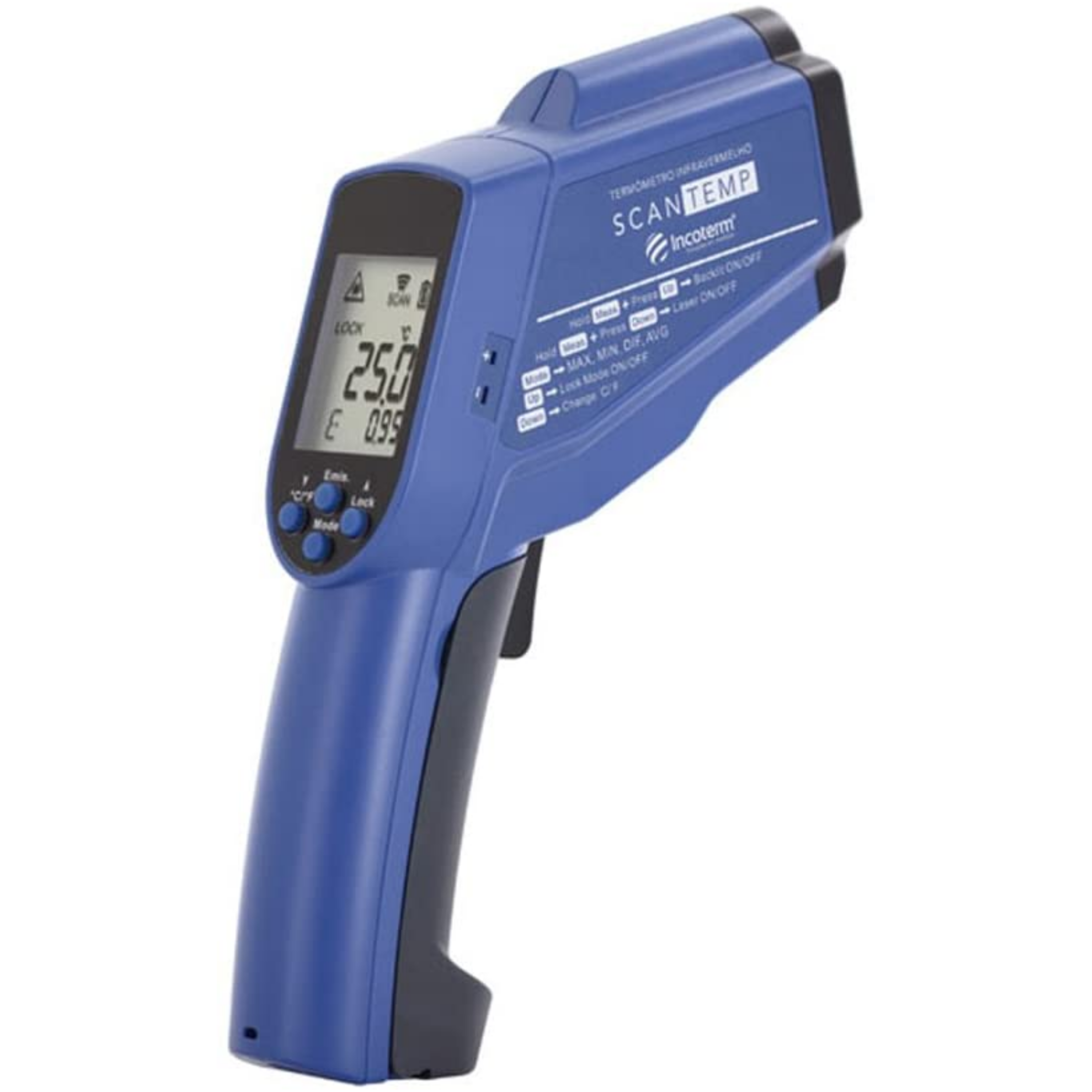 Termômetro Digital Infravermelho -60°C/+1000°C | INCOTERM ST-900 - Imagem 2