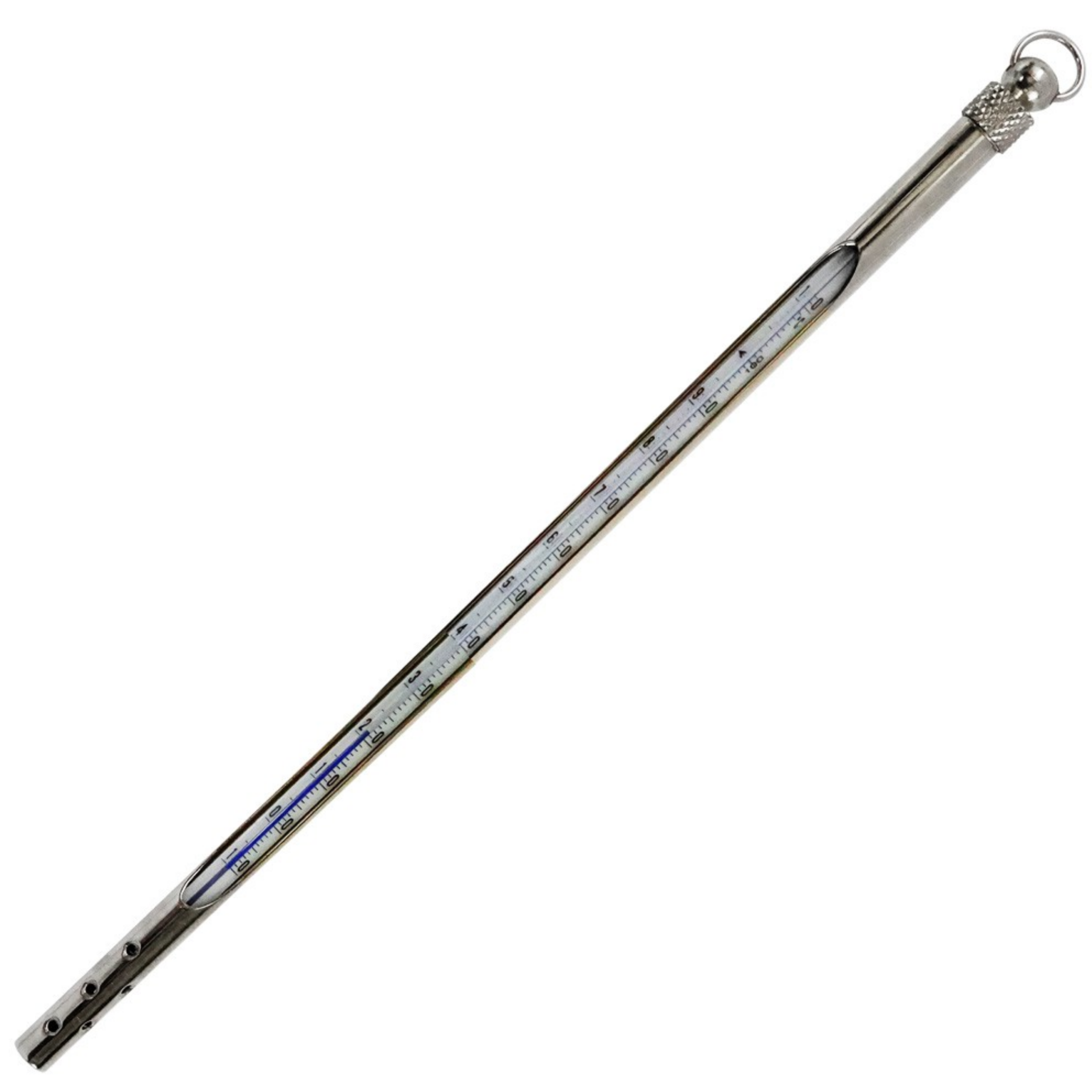 Termômetro Quimico Refletor Azul Com Proteção de Metal -10/+150:1°C | INCOTERM 5024