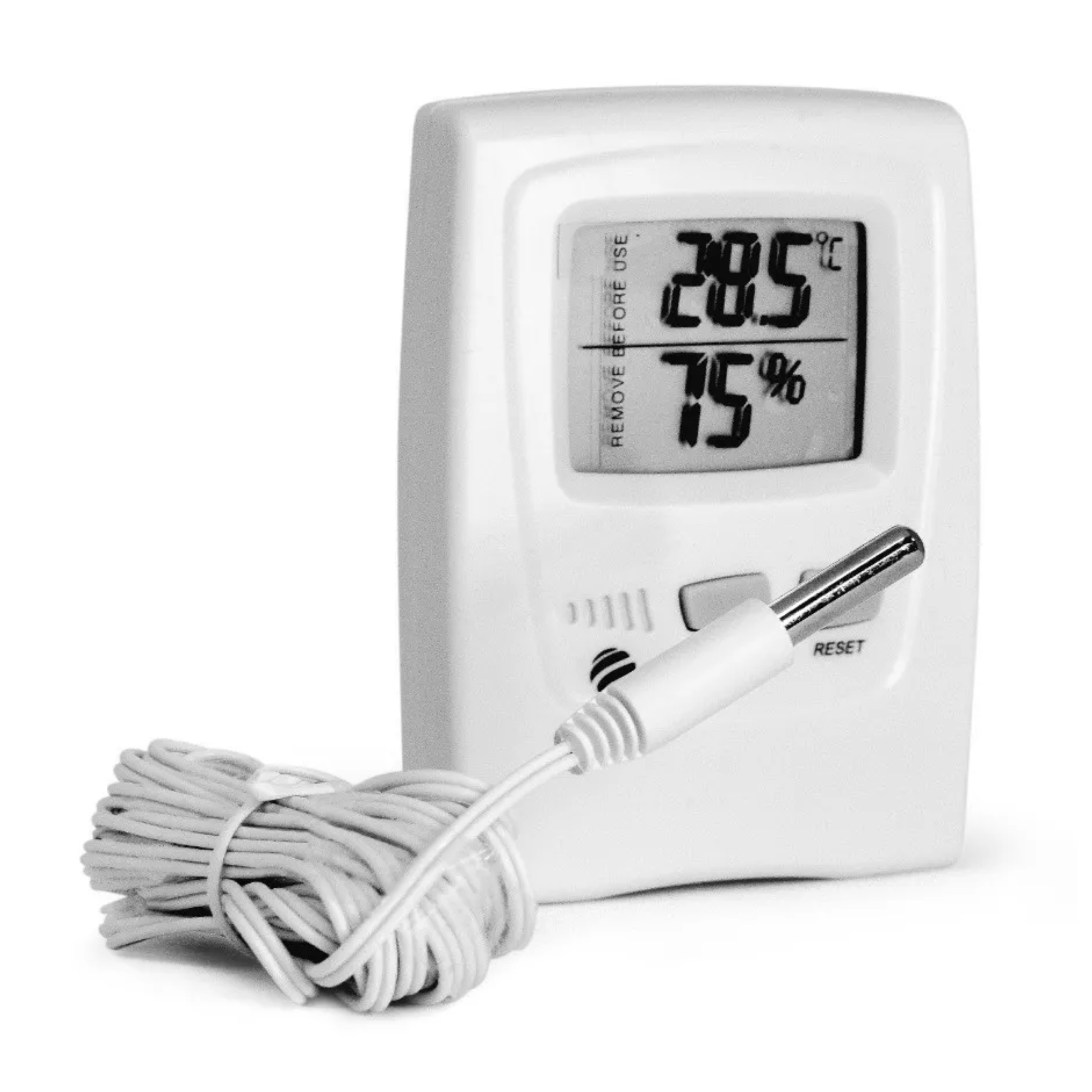 Termo-Higrômetro Digital Temperatura Interna/Externa e Umidade Interna | INCOTERM 7666.02.0.00 - Imagem 4
