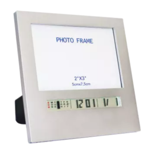 Relógio Digital com Alarme e Porta-Retrato Pequeno com Função Soneca e Alarme | INCOTERM 98.1028