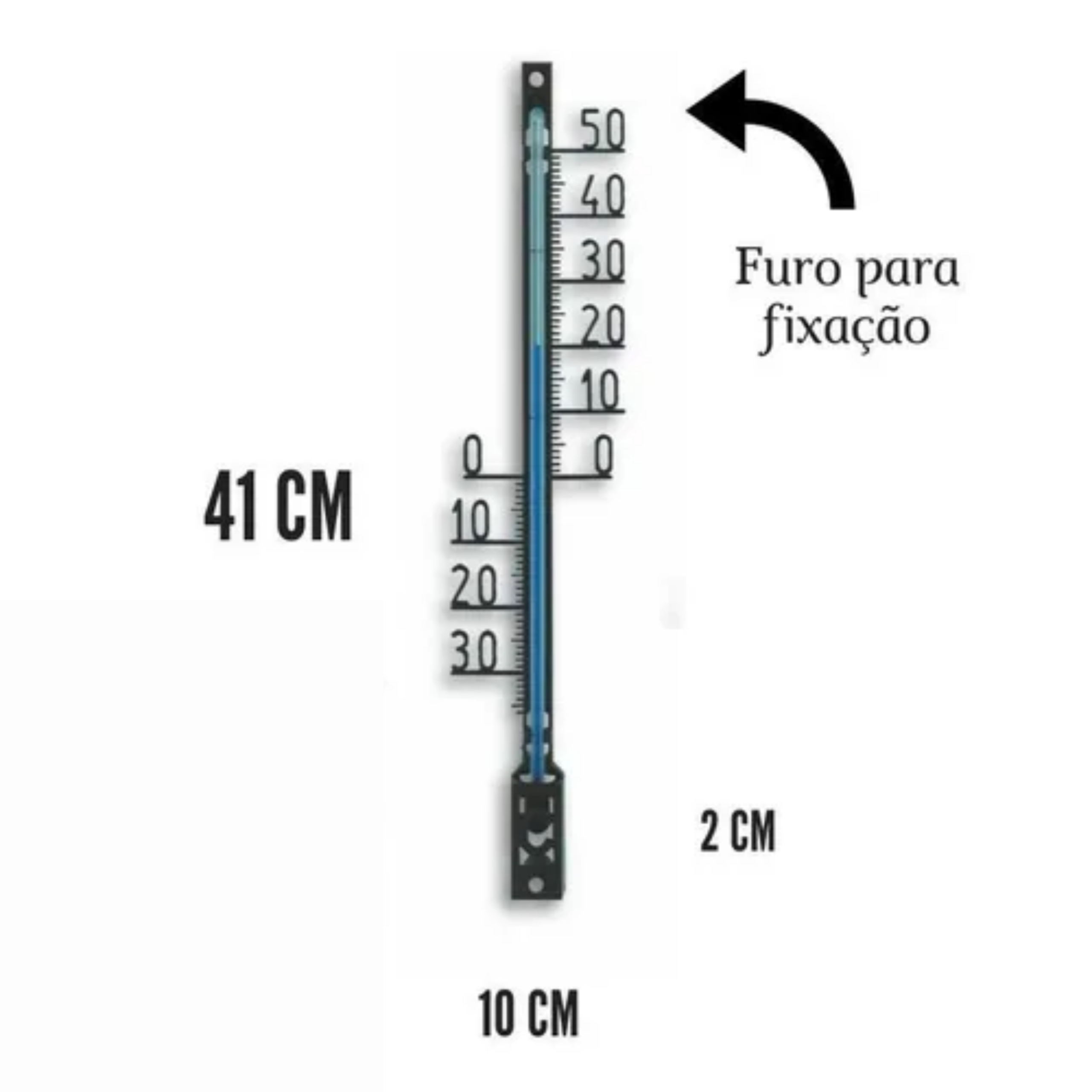 Termômetro de Parede Vazado | INCOTERM A-DIV-0080.00 - Imagem 3