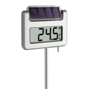 Termômetro Digital Para Jardim Iluminação à Energia Solar AVENUE | INCOTERM 30.2026
