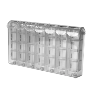 Porta Comprimidos Turno Translúcido | INCOTERM PC0008