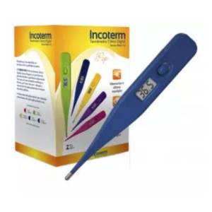 Caixa com 20 Unidades do Termômetro Clinico Digital Termomed Azul | INCOTERM 29832.28