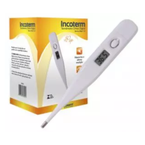 Caixa com 20 Unidades do Termômetro Clinico Digital Termomed Branco | INCOTERM 29832