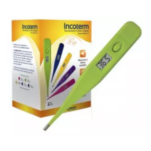 Caixa com 20 Unidades do Termômetro Clinico Digital Termomed Verde | INCOTERM 29832.22