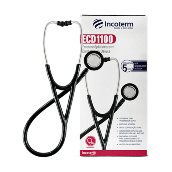 Estetoscópio Incoterm Cardiológico Deluxe ECD1100 | INCOTERM S-EST-0010.00