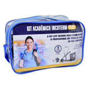 Kit Acadêmico Plus KA120 Azul | INCOTERM S-KIT-0120.00