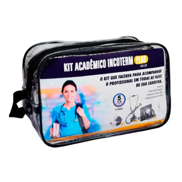 Kit Acadêmico Plus KA120 Preto | INCOTERM S-KIT-0110.00