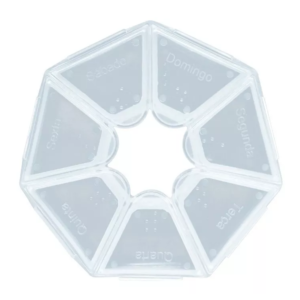 Porta Comprimidos Básico Translúcido | INCOTERM PC 0001.01