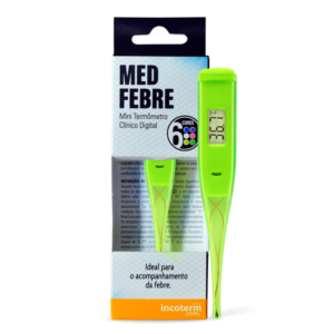 Termômetro Clínico Digital MEDFEBRE Verde | INCOTERM S-TER-0122.00