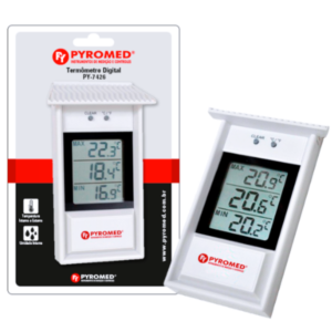 Termômetro Digital Máxima e Mínima tipo Capela PY7426 | PYROMED
