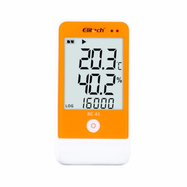 Datalogger de Temperatura e Umidade (-40°C A 85°C / 10-99%UR) RC-61 | ELITECH