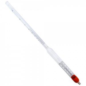 Densímetro Alcoolômetro com Termômetro Gay Lussac 0/100:1° | PYROMED