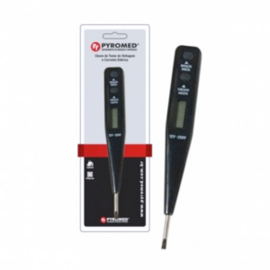 Chave Teste Digital de Voltagem e Corrente Elétrica 12V/250V | PYROMED
