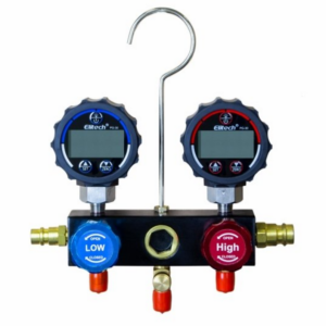 Manifold Digital com 02 Manômetros – Sem Conectores Automotivos DMG-1B | ELITECH