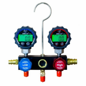 Manifold Digital com 02 Manômetros - Sem Conectores Automotivos DMG-1B | ELITECH