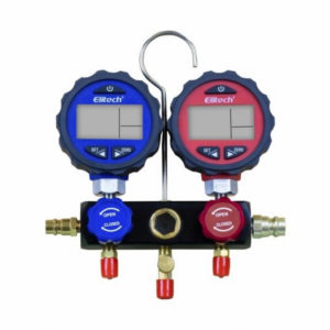 Manifold Digital com 02 Manômetros – Sem Conectores Automotivos DMG-3B | ELITECH