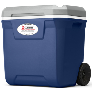 Caixa Térmica com Rodas 61,5L Lakeside | PYROMED - COLEMAN