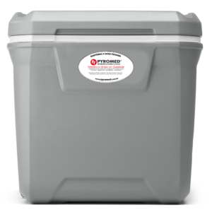 Caixa Térmica com Rodas 61,5L Silver Ash | PYROMED – COLEMAN