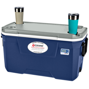 Caixa Térmica 66,2L Lakeside com Termômetro | PYROMED – COLEMAN
