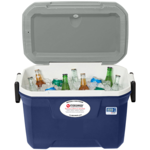 Caixa Térmica 49,2L Lakeside com Termômetro | PYROMED – COLEMAN
