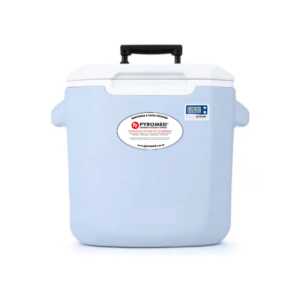 Caixa Térmica Chiller com Rodas 26,4L Azul com Termômetro | PYROMED - COLEMAN
