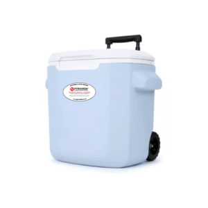 Caixa Térmica Chiller com Rodas 26,4L Azul | PYROMED – COLEMAN