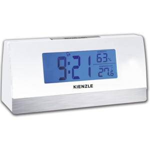 Relógio Despertador Digital Dig Solar II c/ Alarme/Calend/Temp | KIENZLE