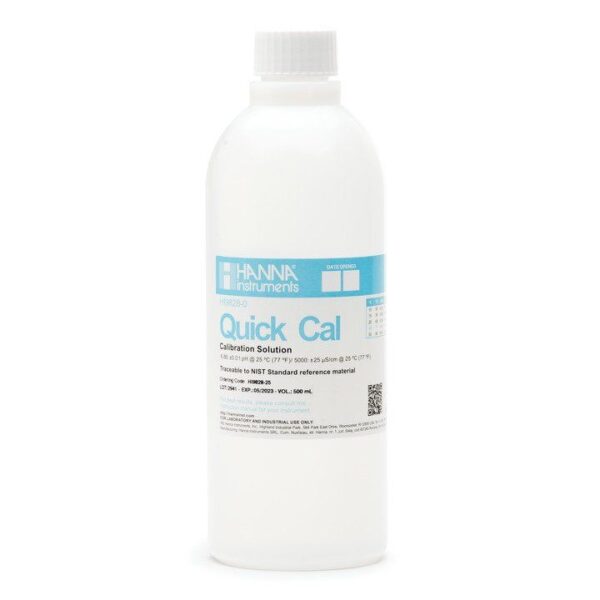 Solução de Calibração Rápida para Medidores Multiparâmetros Portáteis, 500 mL | Hanna