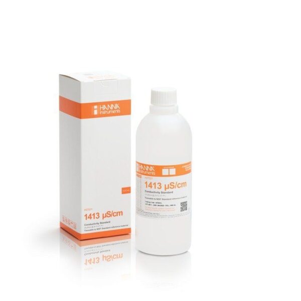 Solução de Condutividade 1413 µS/cm, 500 mL | Hanna