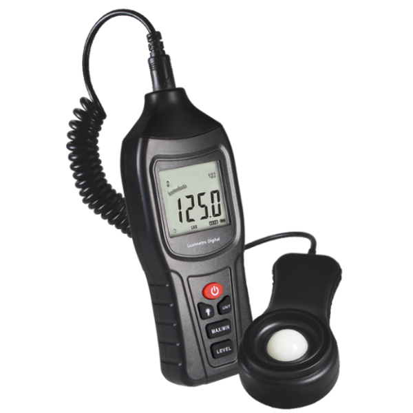 Luxímetro Digital Portátil 400.000 LUX Com Sensor Externo | PYROMED®