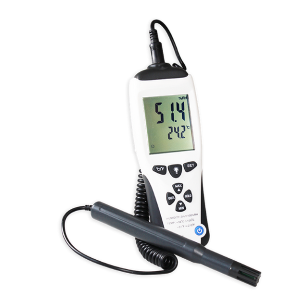 Termo-Higrômetro Digital Portatil Com Sonda de Alta Precisão | PYROMED®